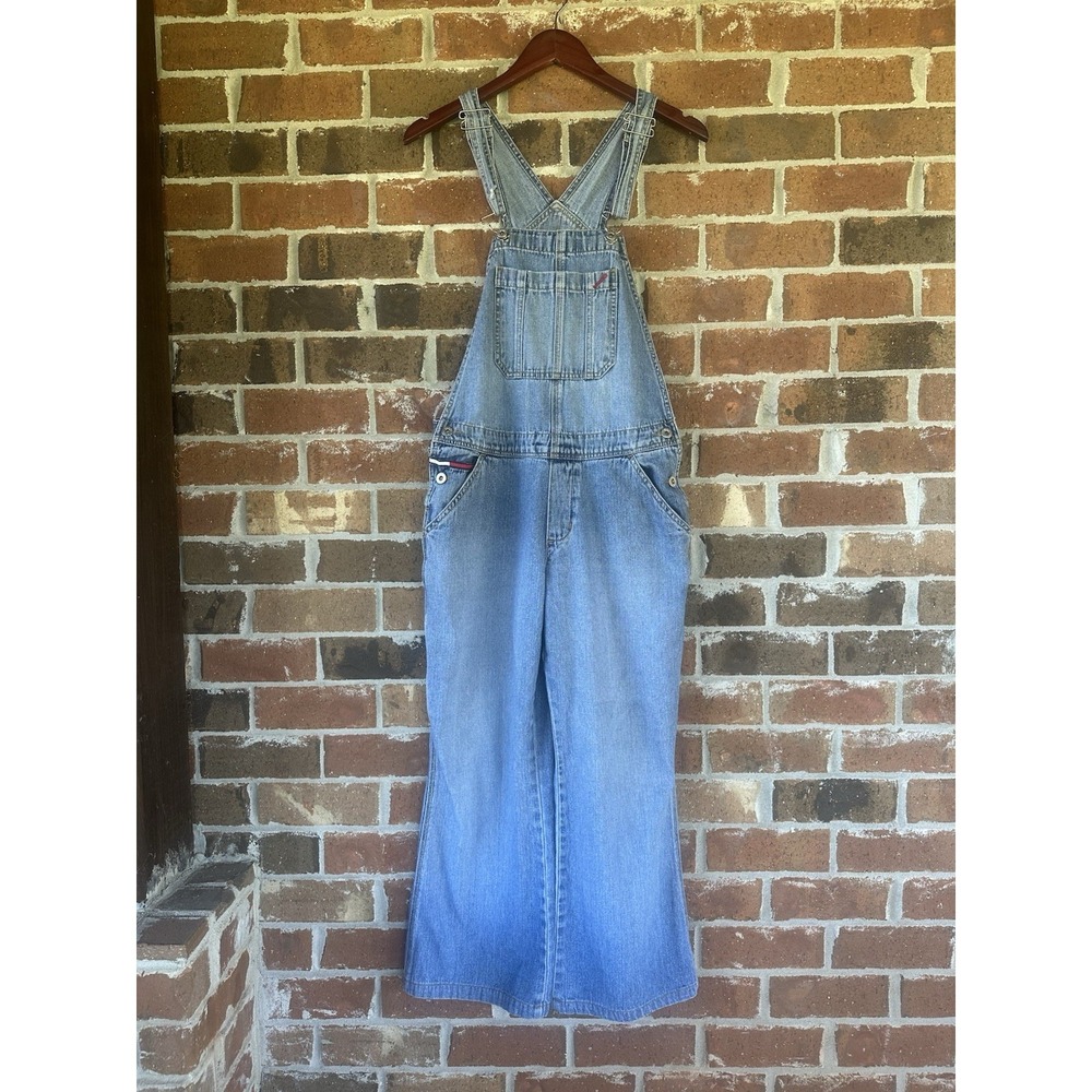 tommy hilfiger women Vintage Jean Overalls Size M